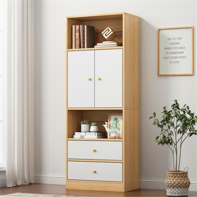 Bibliothèque armoire à livres  nordique multifonctionnelle