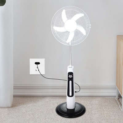 Ventilateur solaire avec éclairage LED USB