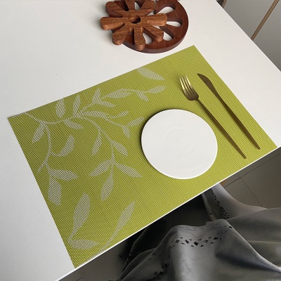 Set de table carré en PVC style européen  housse