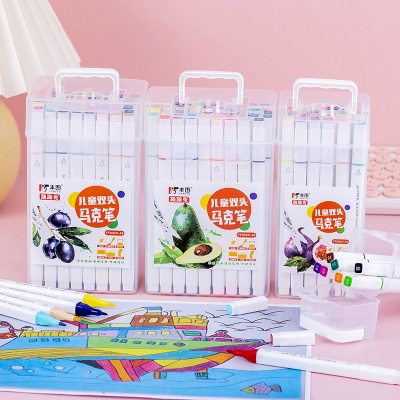 Set de marqueur lavable à deux têtes