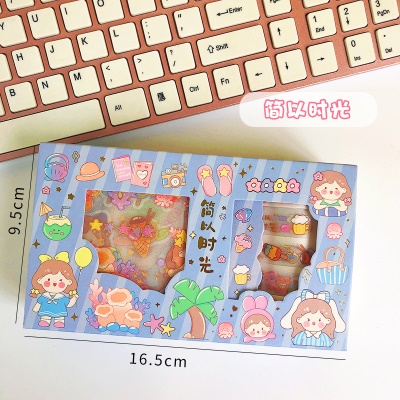 Rouleau d'autocolants adhésifs  coffret cadeau