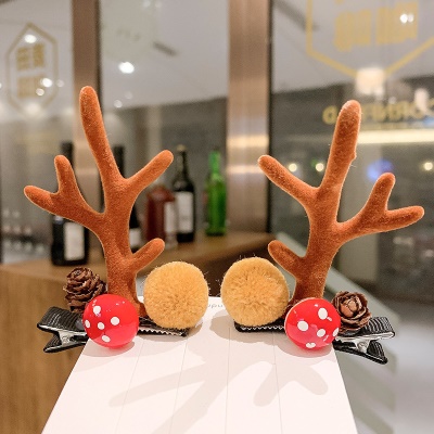 Accessoire de Noël en bois de cerf