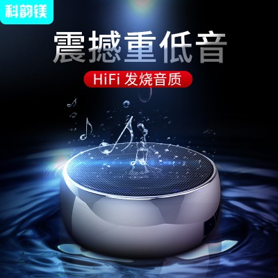 Haut-parleur Bluetooth sans fil allemand grave basse portable