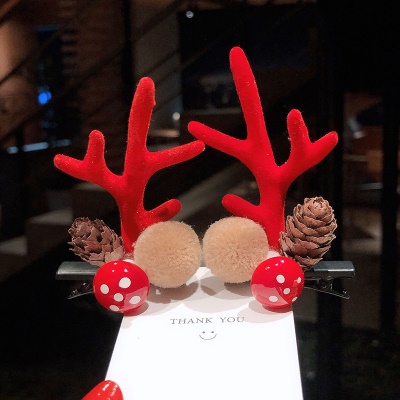 Accessoire de Noël en bois de cerf