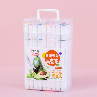 Set de marqueur lavable à deux têtes