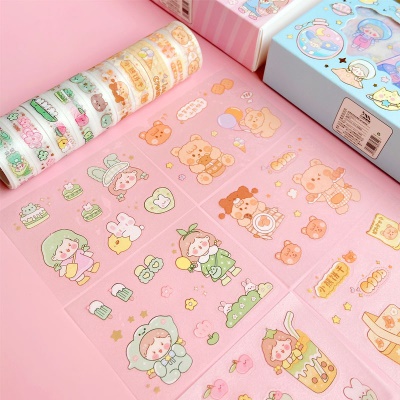 Rouleau d'autocolants adhésifs  coffret cadeau