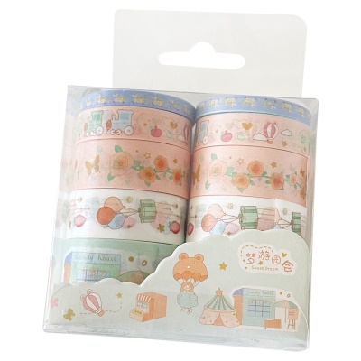 Rouleau d'autoccollants en motif cartoon