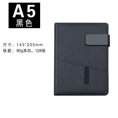 Notebook calepin cahier  A5B5 peut mettre le téléphone portable avec boucle magnétique