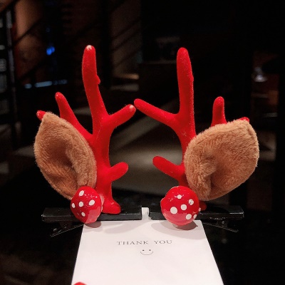 Accessoire de Noël en bois de cerf