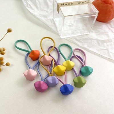 Boucles de cheveux pour enfants en boîte haute élasticité
