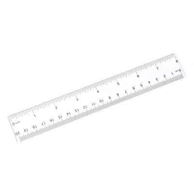 Règle en plastique pour élèves 15 cm