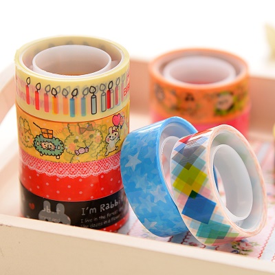 Petit ruban adhésif coloré en motif de  bande dessinée 1.5cm*2m