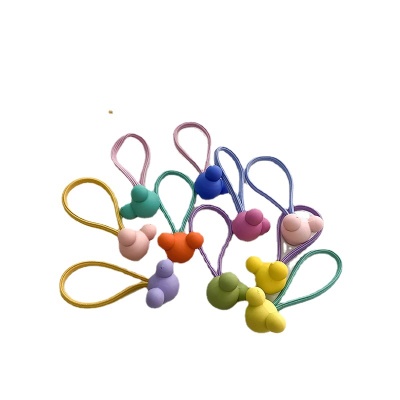 Boucles de cheveux pour enfants en boîte haute élasticité