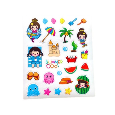 Autocollant en PVC transparent