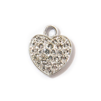 Pendentif bracelet d'amour en diamant artificiel