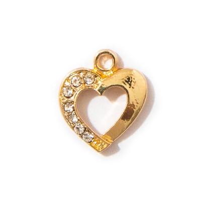 Pendentif bracelet d'amour en diamant artificiel