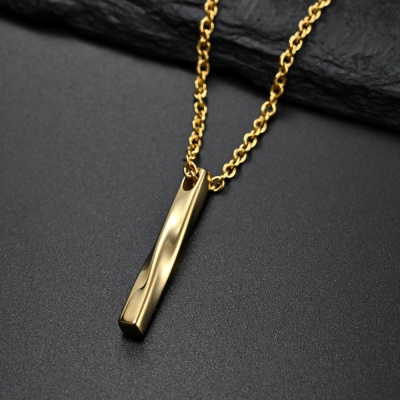 Collier Pendentif en spirale plaqué pour hommes