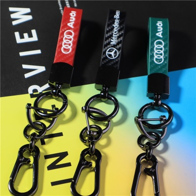 Porte-clés  de voiture en fibre de carbone