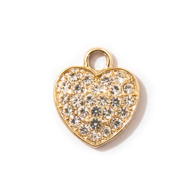 Pendentif bracelet d'amour en diamant artificiel