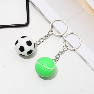Porte-clés blue-ball football