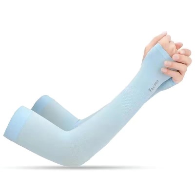 Manches de protection solaire en soie de glace