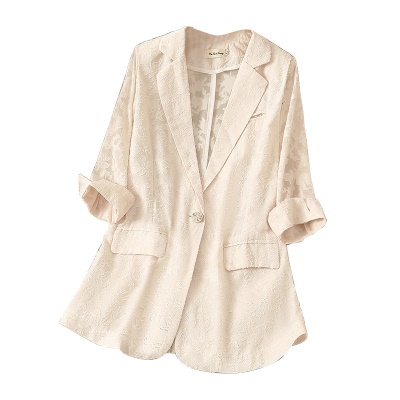 Costume à manches semi longues  Veste femme grande taille