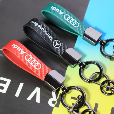 Porte-clés  de voiture en fibre de carbone