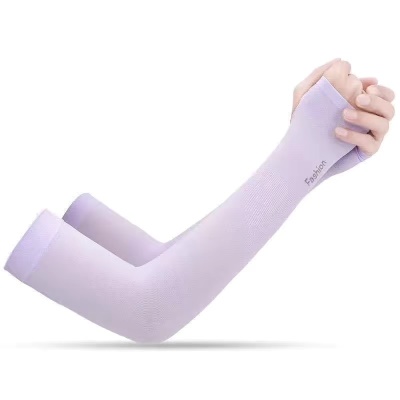 Manches de protection solaire en soie de glace
