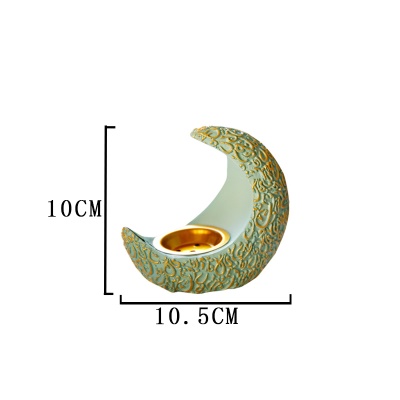 Vase d'aromathérapie de table en résine Crescent