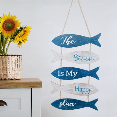 Pendentif  de décoration de maison artisanat en bois