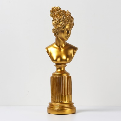 Statue de dame décoration artisanat en résine