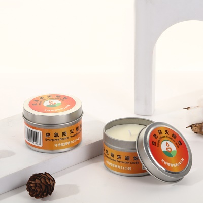 Bougies d'urgence en boîte coupe-vent et sans fumée