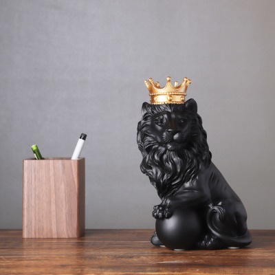 Couronne Lion Ornement Artisanat en résine