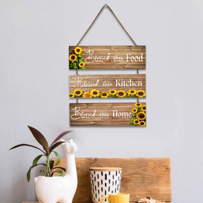 Pendentif en bois décoratif