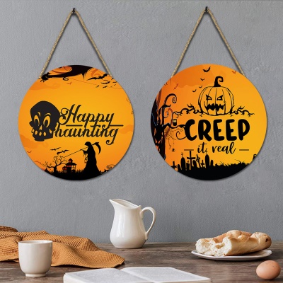 Pendentif  de décoration de maison en bois