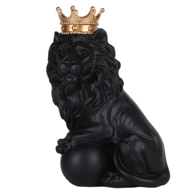 Couronne Lion Ornement Artisanat en résine