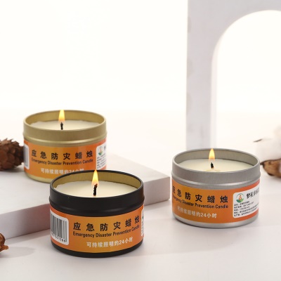 Bougies d'urgence en boîte coupe-vent et sans fumée