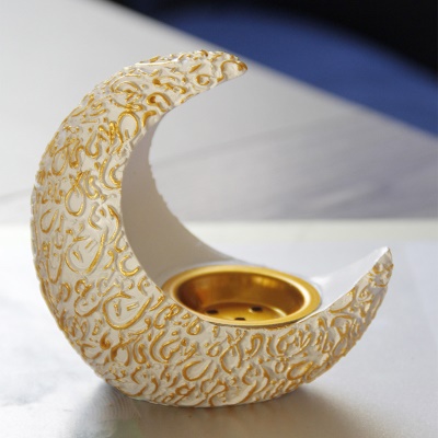 Vase d'aromathérapie de table en résine Crescent