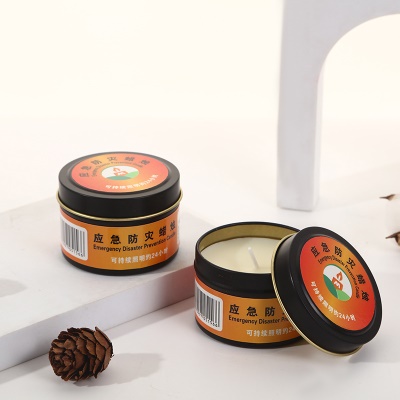 Bougies d'urgence en boîte coupe-vent et sans fumée
