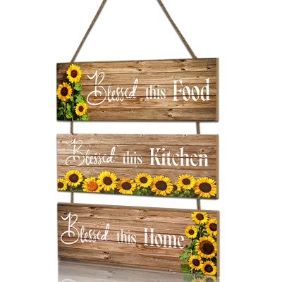 Pendentif en bois décoratif