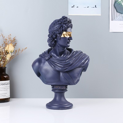 Objet d'art  en résine personnage de mythologie grecque