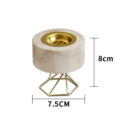 Vase d'aromathérapie portatif en bois