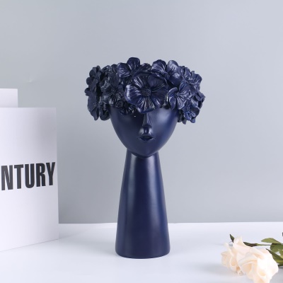 Artisanat en résine en pot de vase