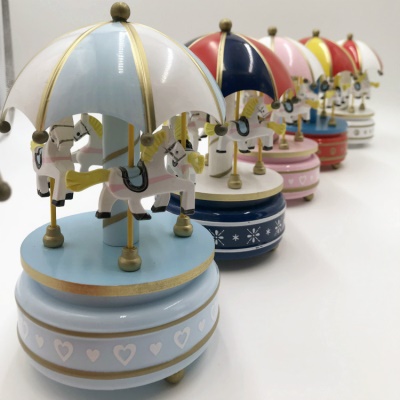 Cité du ciel Boîte à musique artisanat en bois