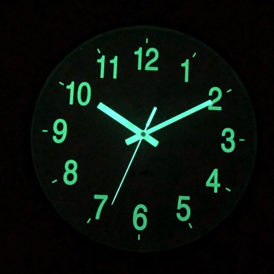 Horloge murale silencieuse de 30cm lumineuse version numérique