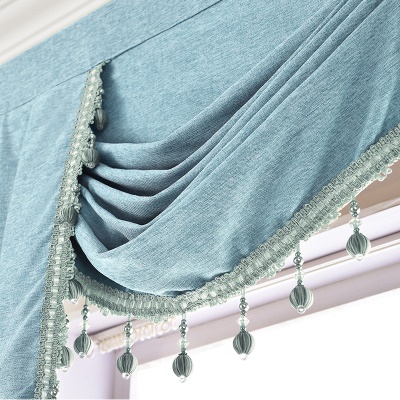 Rideaux en dentelle de perles épaissis et ombragés