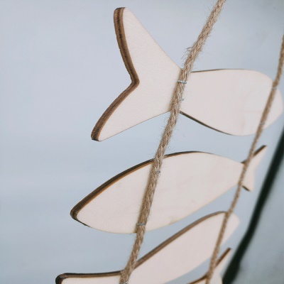 Pendentif  de décoration de maison artisanat en bois
