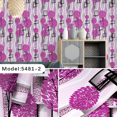 Papier peint floral autocollant
