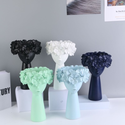 Artisanat en résine en pot de vase