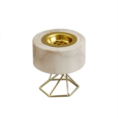 Vase d'aromathérapie portatif en bois